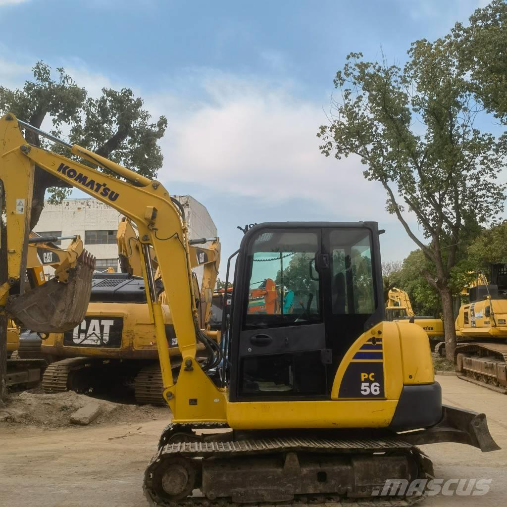 Komatsu PC56 Kāpurķēžu ekskavatori
