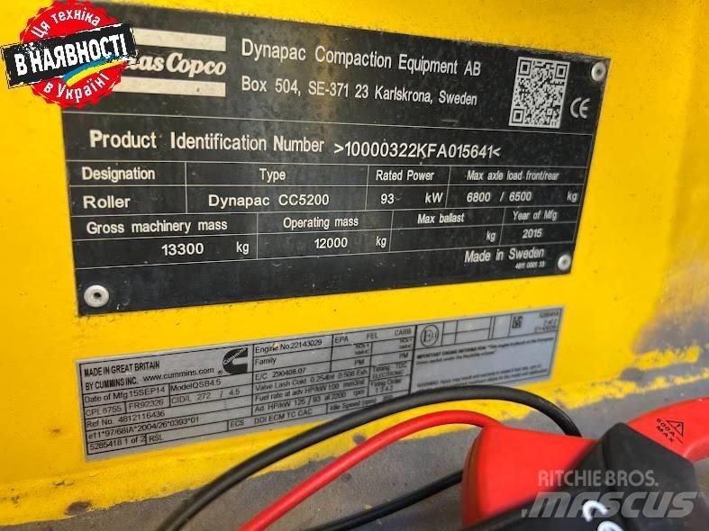 Dynapac CC 5200 Divvalču grunts veltņi
