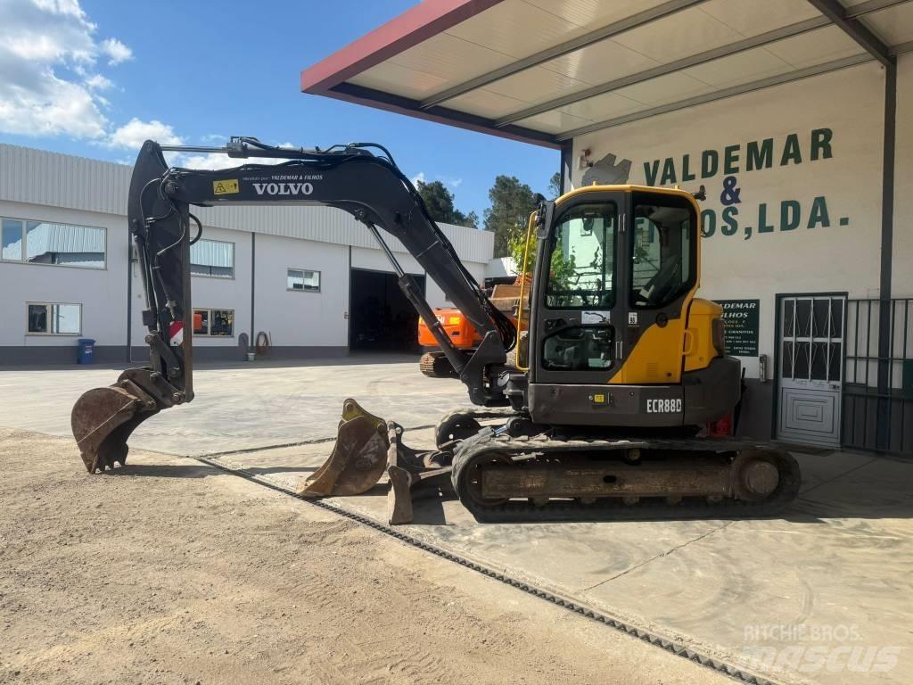 Volvo ECR 88 D, ECR88 Vidēja lieluma ekskavatori 7 t - 12 t