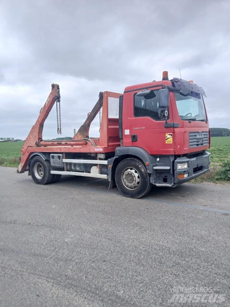 MAN TGM 18.280 Kravas automašinas konteineru vedeji