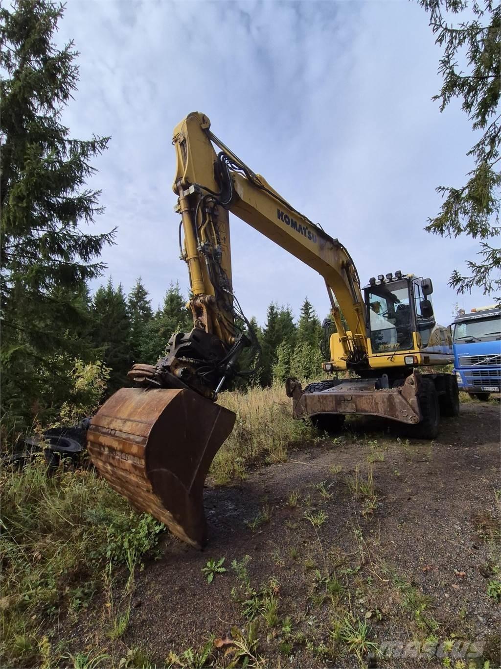 Komatsu PW180 ES-7 Ekskavatori uz riteņiem