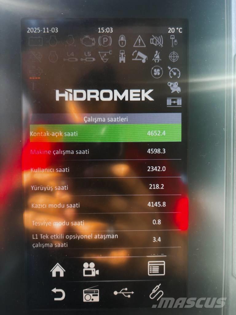 Hidromek HMK 230 NLC Kāpurķēžu ekskavatori