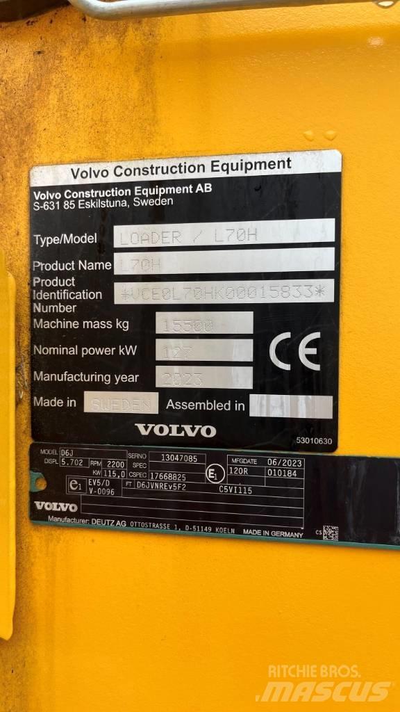 Volvo L70H Iekrāvēji uz riteņiem