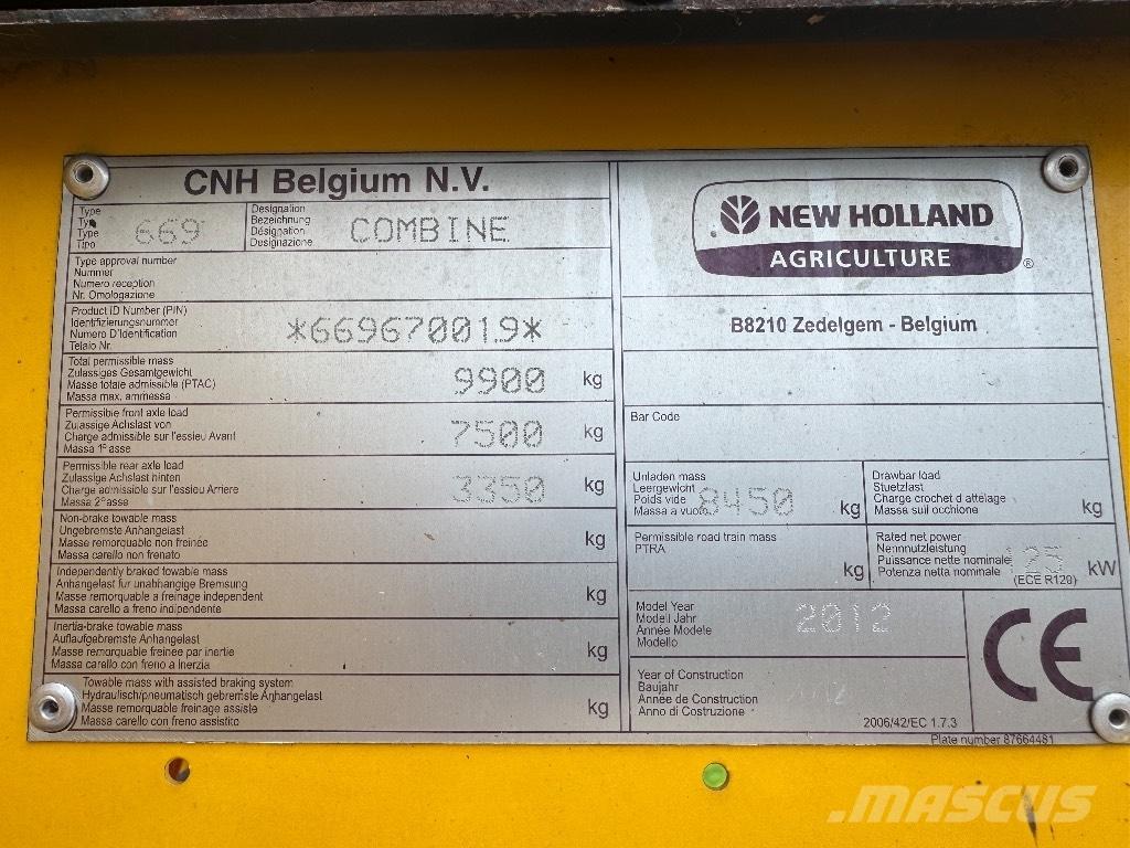 New Holland Tc5060 Ražas novākšanas kombaini