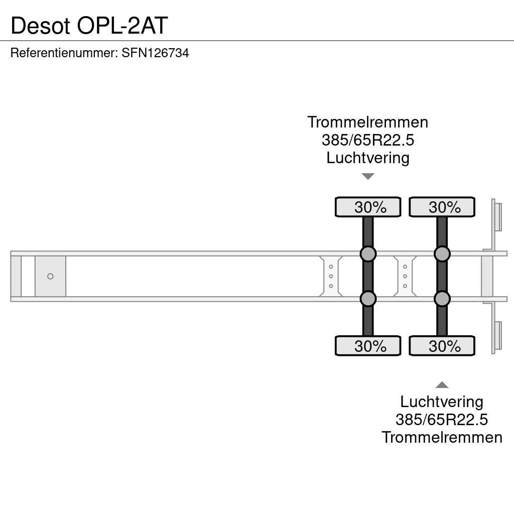 Desot OPL-2AT Noslēgtās piekabes