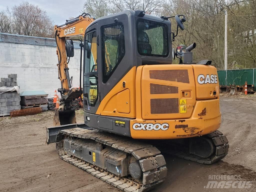 CASE CX 80 C Kāpurķēžu ekskavatori