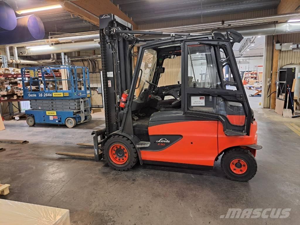 Linde E50HL-01 Elektriskie iekrāvēji