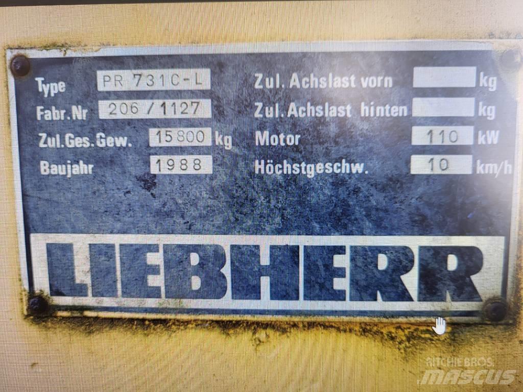 Liebherr PR 731 CL Kāpurķēžu buldozeri