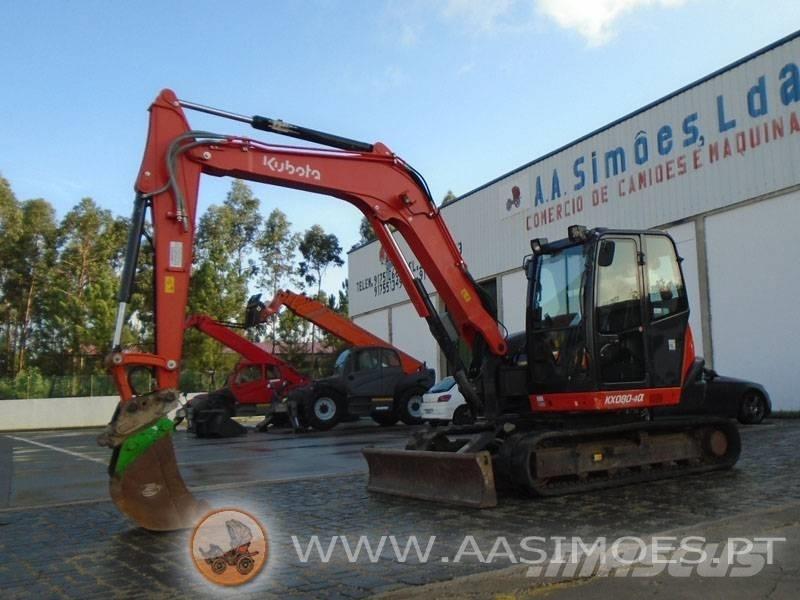 Kubota KX 080-4 Vidēja lieluma ekskavatori 7 t - 12 t