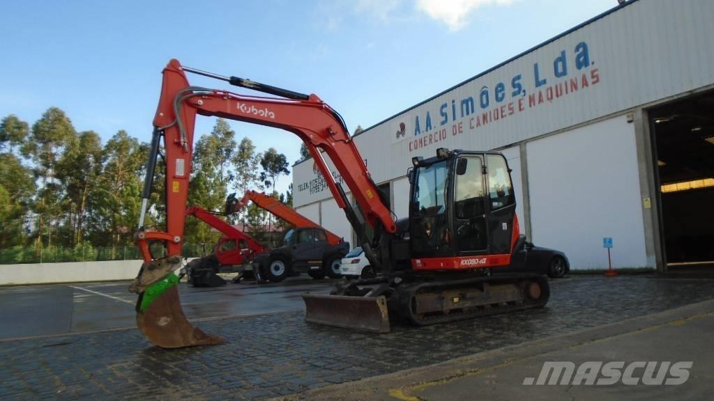 Kubota KX 080-4 Vidēja lieluma ekskavatori 7 t - 12 t