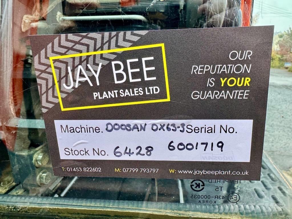 Doosan DX 63 R Mini ekskavatori < 7 t