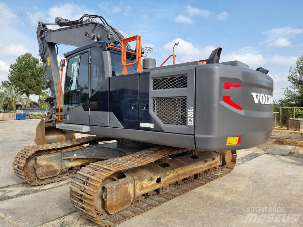 Volvo EC220EL Kāpurķēžu ekskavatori