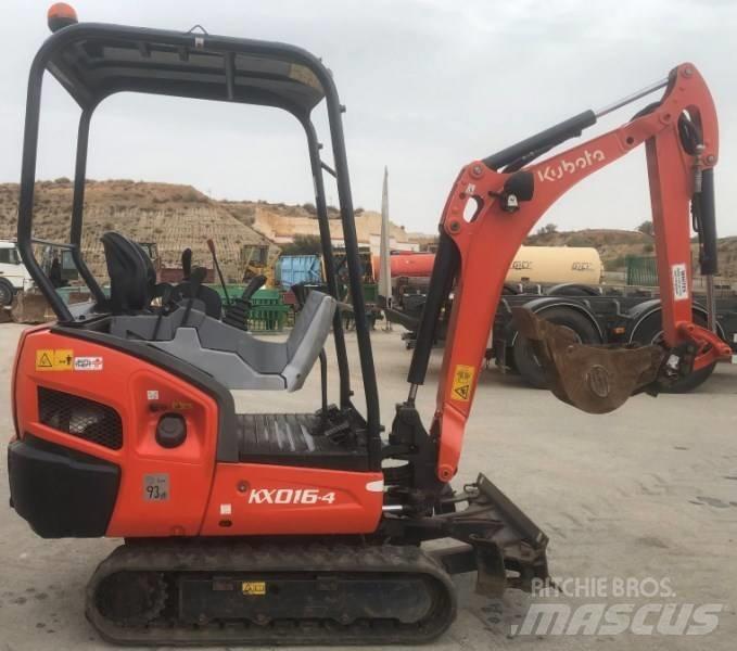 Kubota kx016-4 Mini ekskavatori < 7 t