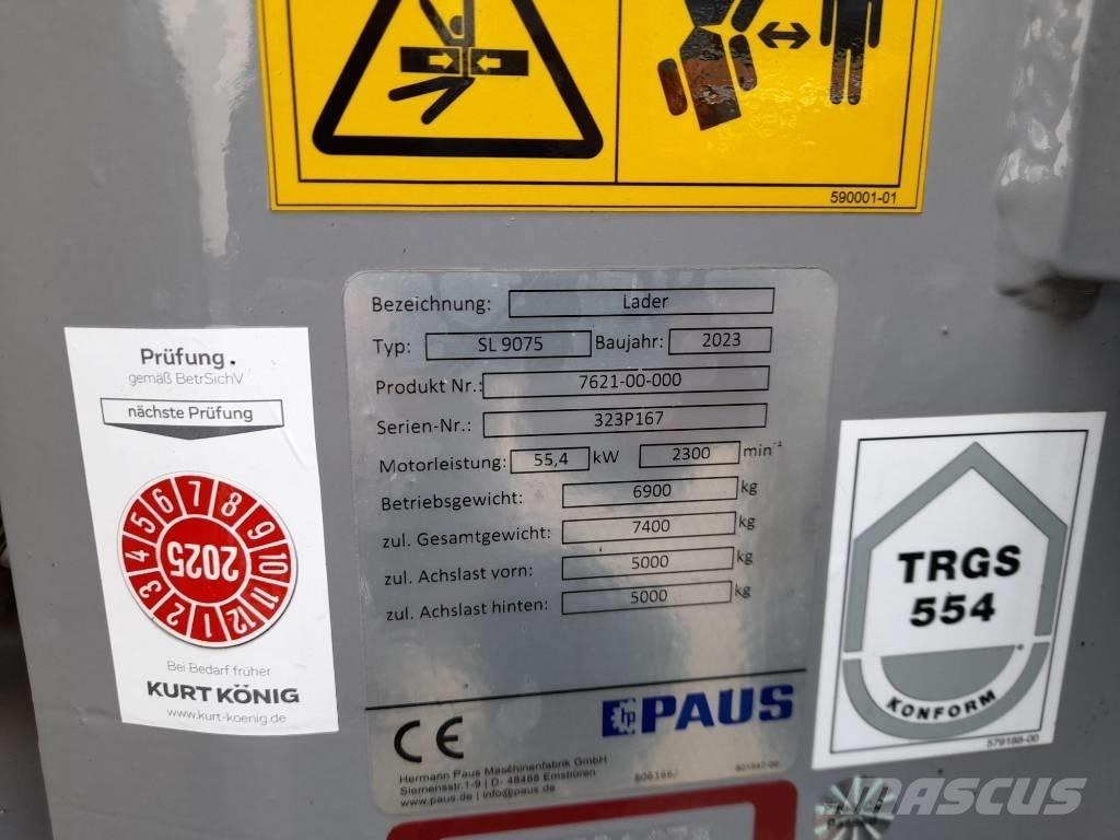 Paus SL 9075 Iekrāvēji uz riteņiem