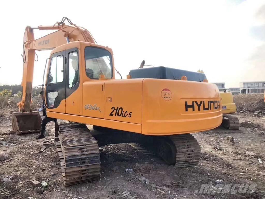 Hyundai 210-5 Kāpurķēžu ekskavatori
