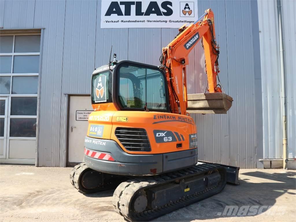 Doosan DX63-3 Mini ekskavatori < 7 t
