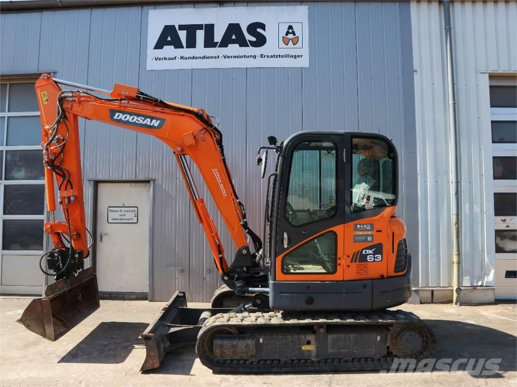 Doosan DX63-3 Mini ekskavatori < 7 t