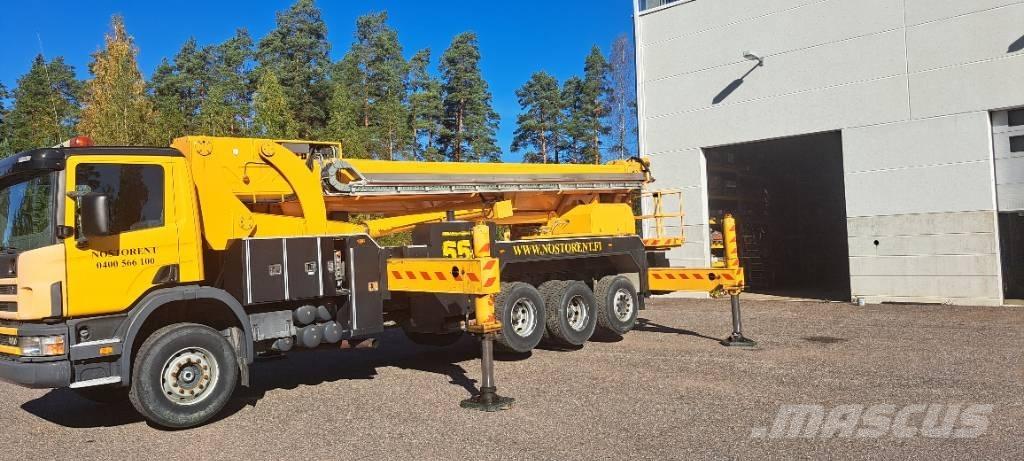 Scania P124 GB Pacēlāji uz automašīnas bāzes