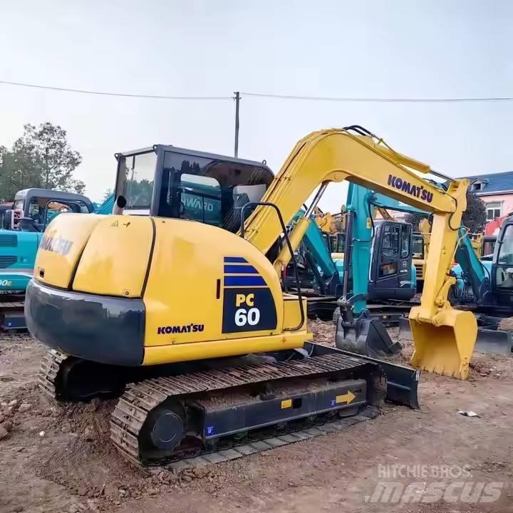 Komatsu PC60 Kāpurķēžu ekskavatori