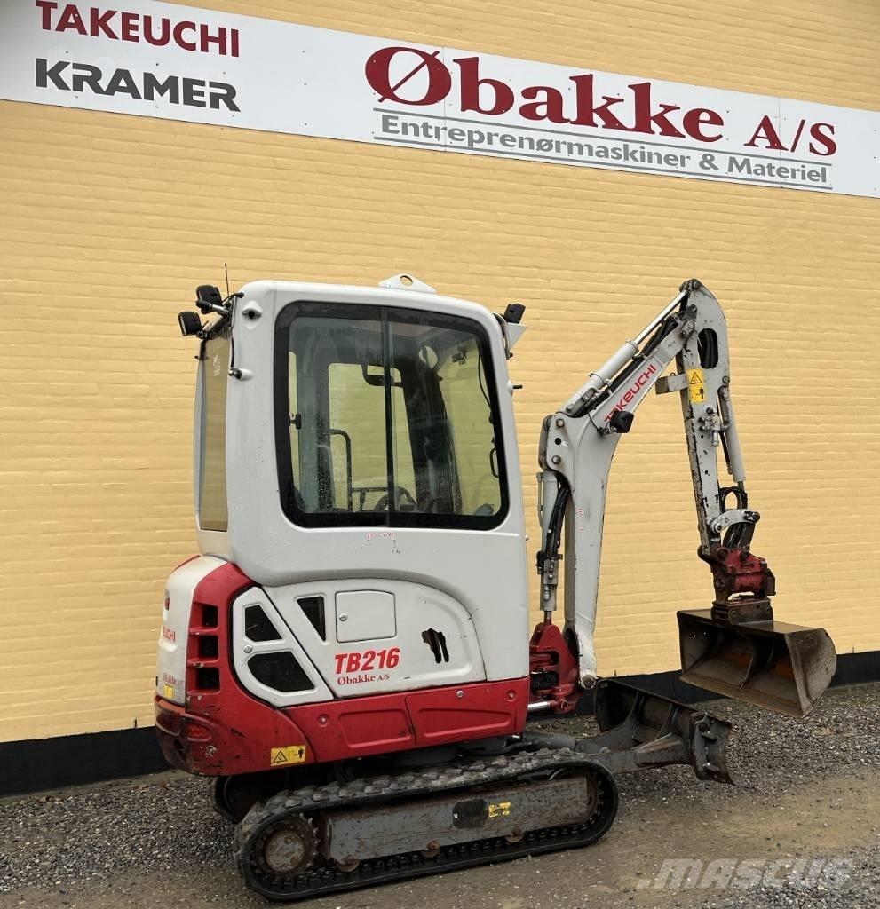Takeuchi TB 216 Mini ekskavatori < 7 t