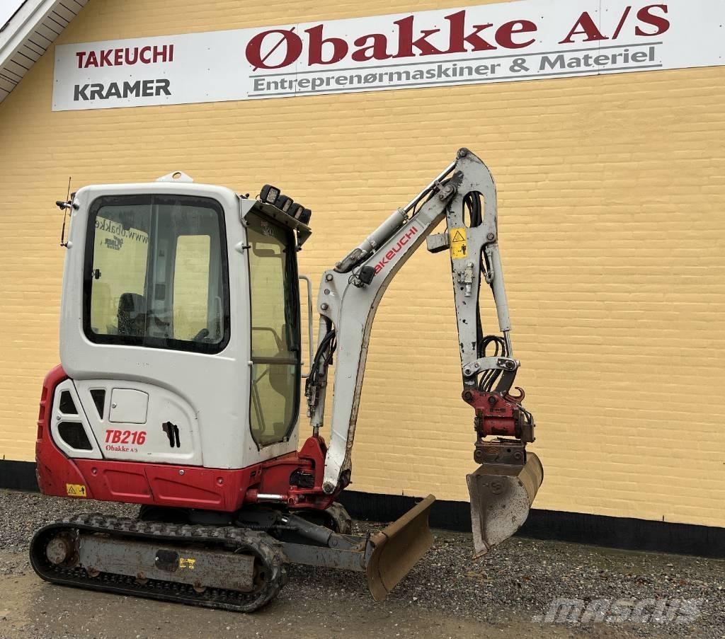 Takeuchi TB 216 Mini ekskavatori < 7 t
