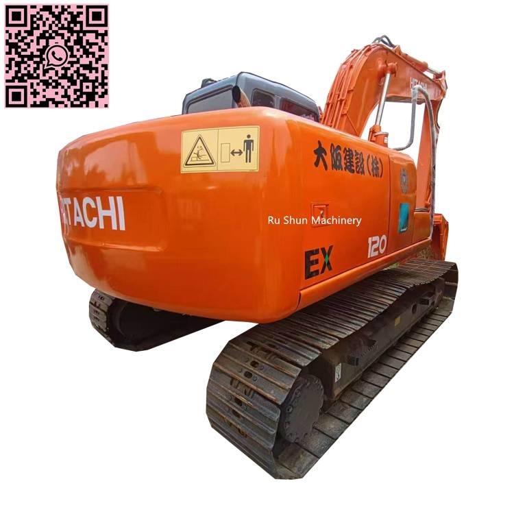 Hitachi EX 120 Kāpurķēžu ekskavatori