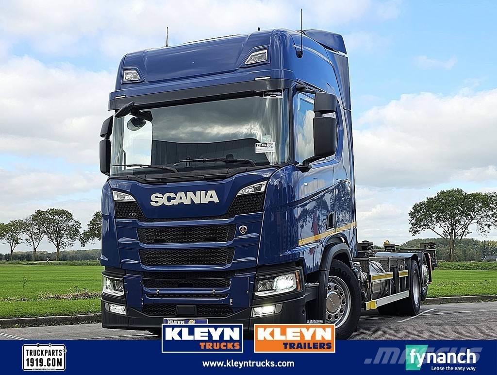 Scania R410 LNG Kabeļu pacēlājs nomontējamām kravas mašīnām
