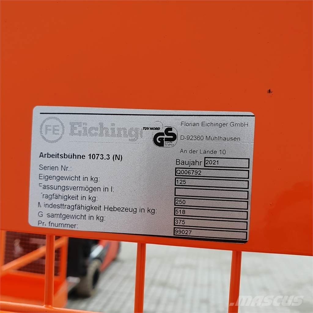 Eichinger 107.3 Pacēlājplatformas - piekabes