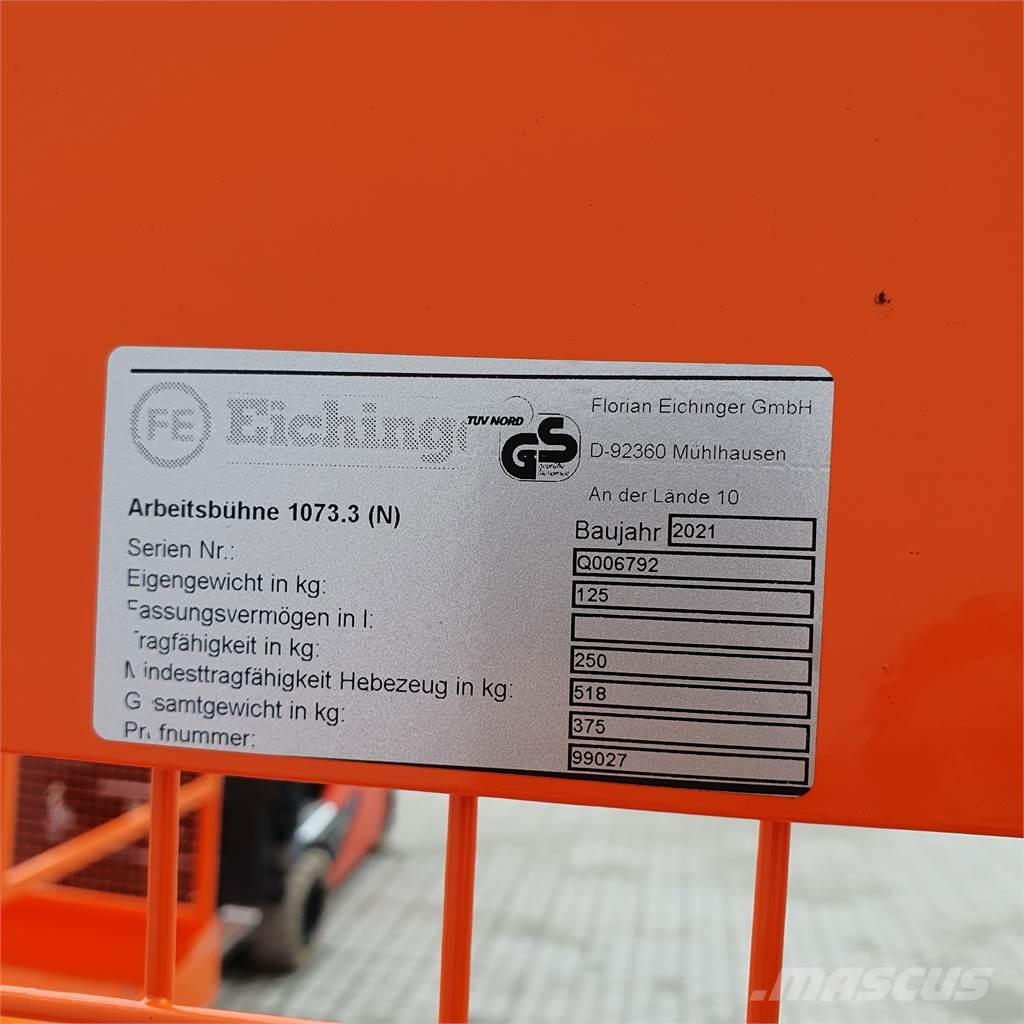 Eichinger 107.3 Pacēlājplatformas - piekabes