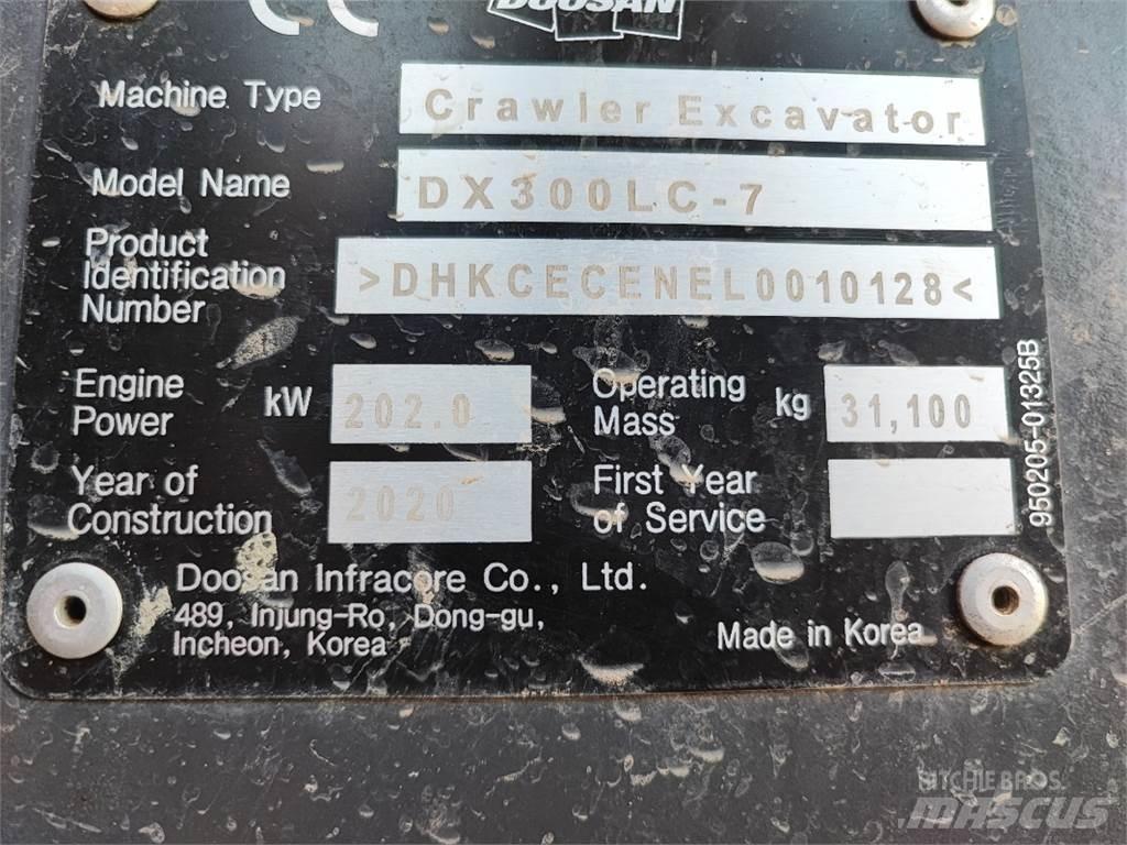 Doosan DX300LC-7 Kāpurķēžu ekskavatori