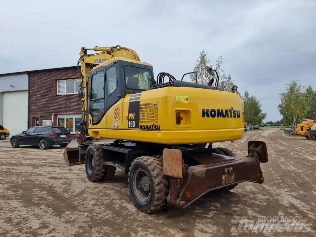 Komatsu PW 160-7 Ekskavatori uz riteņiem
