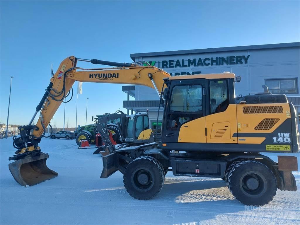 Hyundai HW140 Ekskavatori uz riteņiem