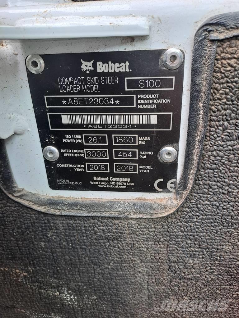 Bobcat S 100 Lietoti riteņu kompaktiekrāvēji