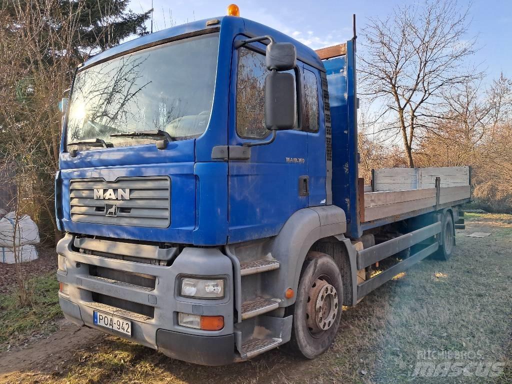 MAN 18.360 FLLC Platformas/izkraušana no sāniem