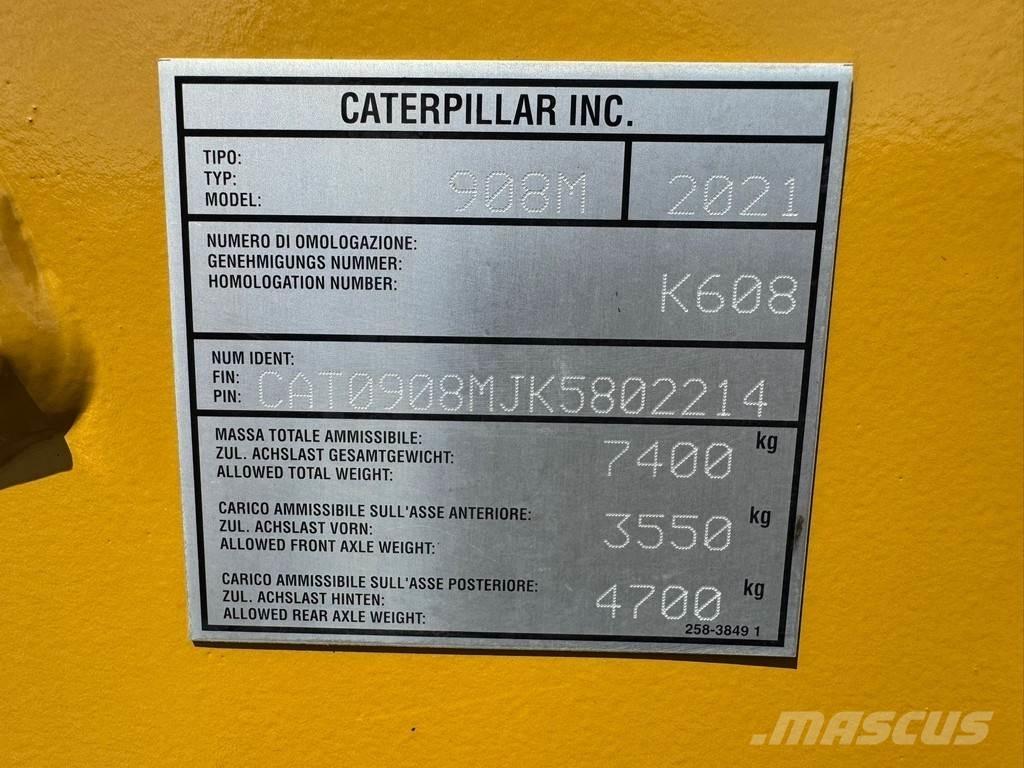 CAT 908M CE + EPA Iekrāvēji uz riteņiem