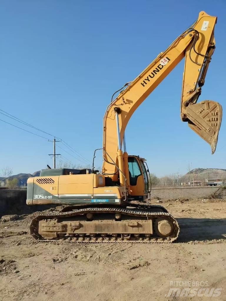 Hyundai R305lc-9t Kāpurķēžu ekskavatori