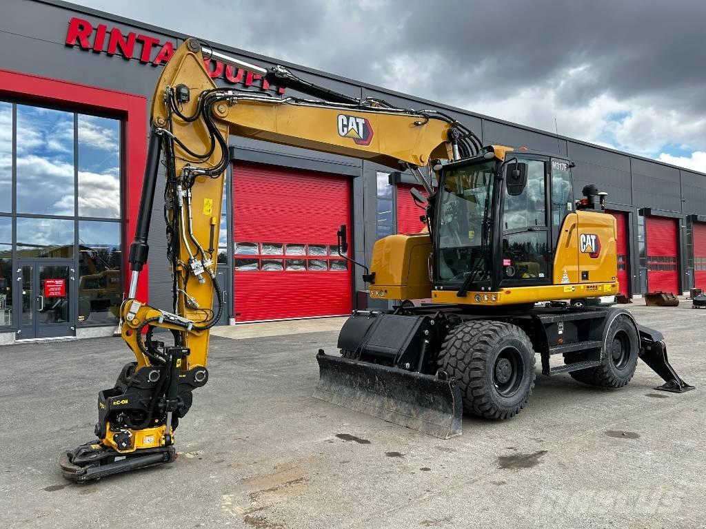 CAT M317F / Myyty, Sold Ekskavatori uz riteņiem
