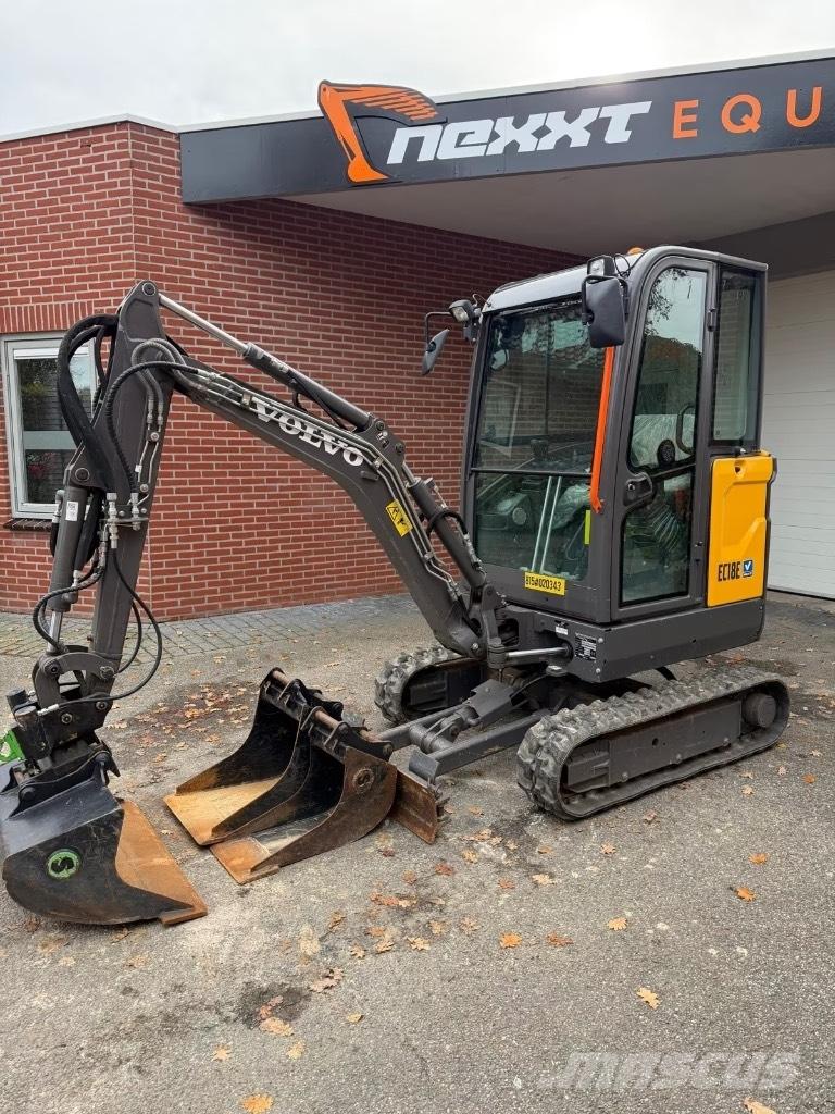 Volvo EC 18 E Mini ekskavatori < 7 t