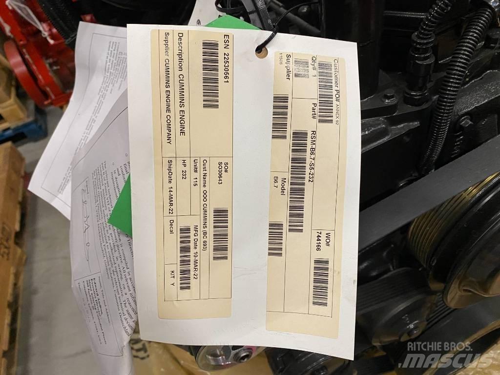Cummins QSB6.7 Lauksaimniecība- Citi