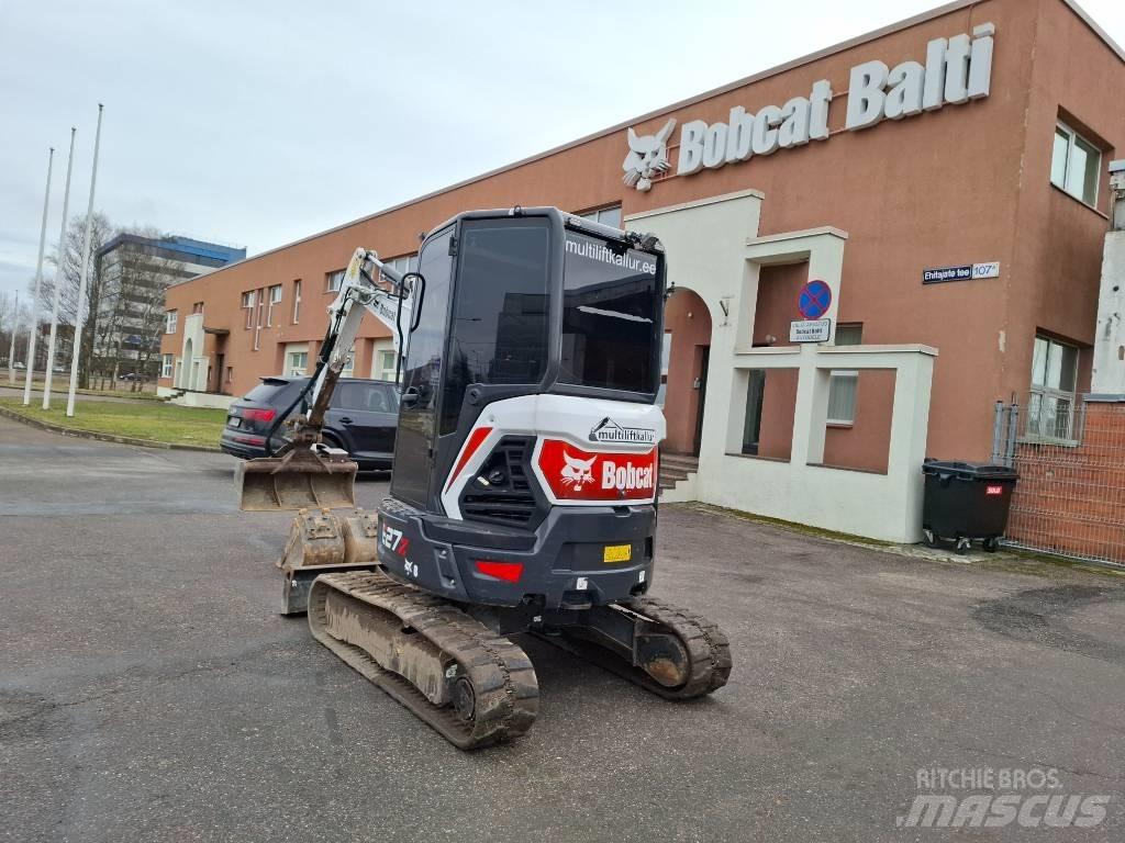 Bobcat E 27 Z Kāpurķēžu ekskavatori