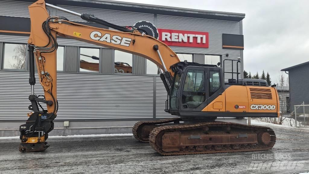 CASE CX300D Kāpurķēžu ekskavatori