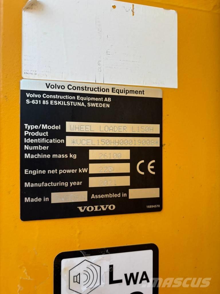 Volvo L150H Iekrāvēji uz riteņiem