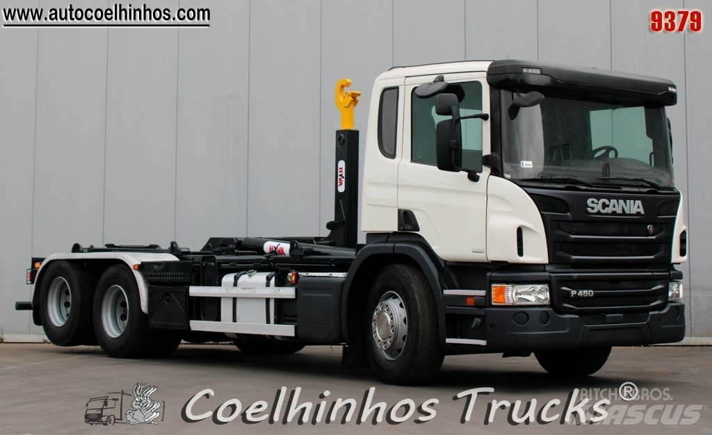 Scania P 450 Smagās mašīnas ar konteineriem