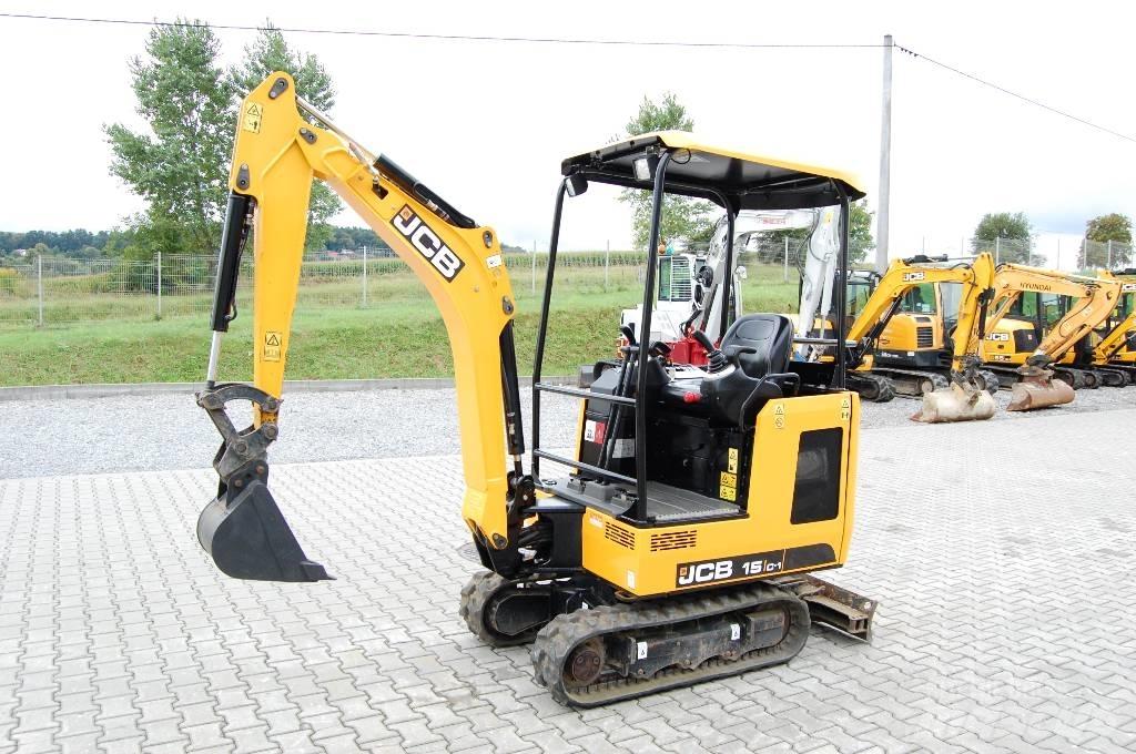 JCB 15 C-1 JCB 16C-1 Mini ekskavatori < 7 t