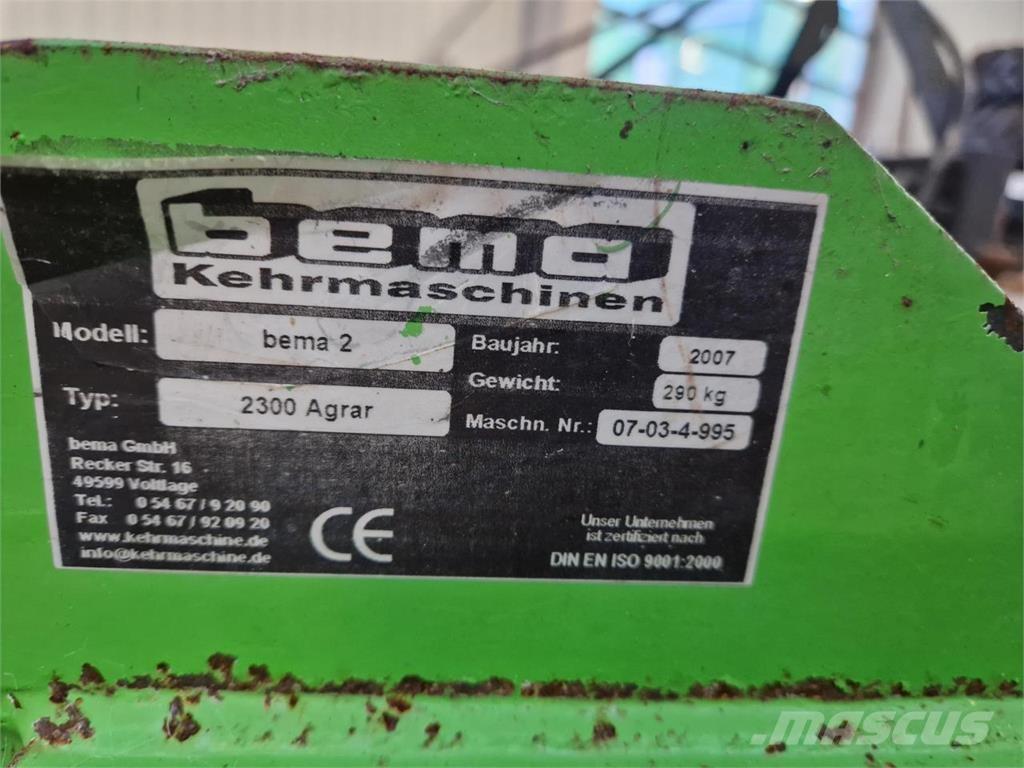 Bema 2300 Agrar Ielu tīrīšanas mašīnas