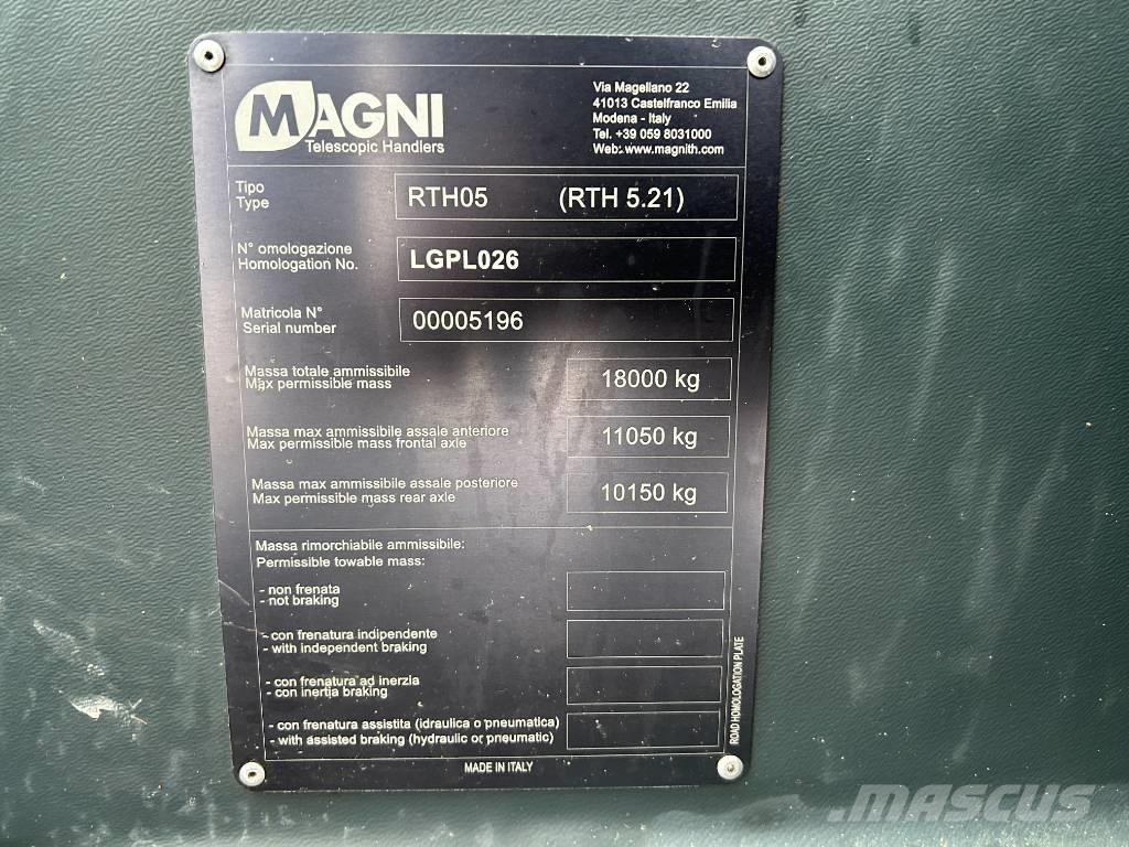 Magni RTH 5.21 Teleskopiskie manipulatori