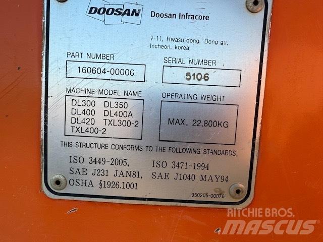 Doosan DL 420-3 CAB Kabīnes un interjers
