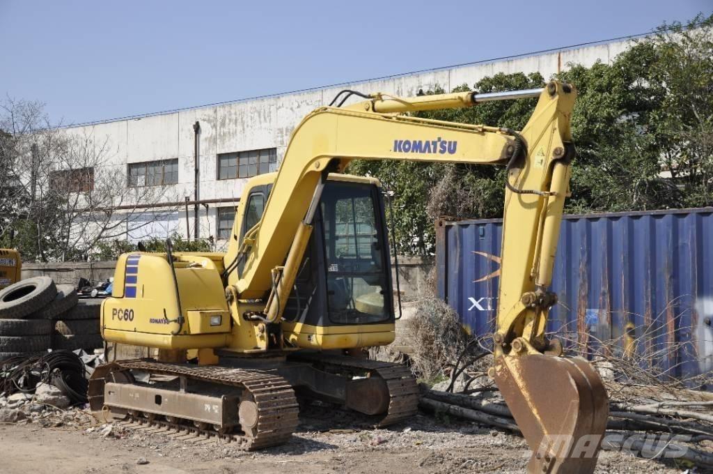 Komatsu PC 60 Kāpurķēžu ekskavatori
