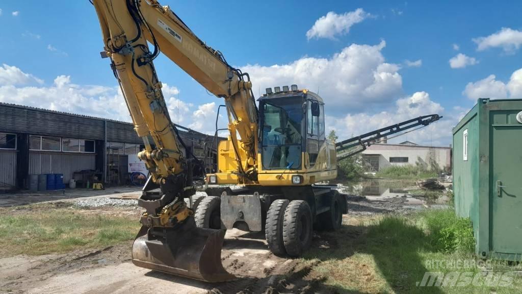 Komatsu PW 140-7 Ekskavatori uz riteņiem