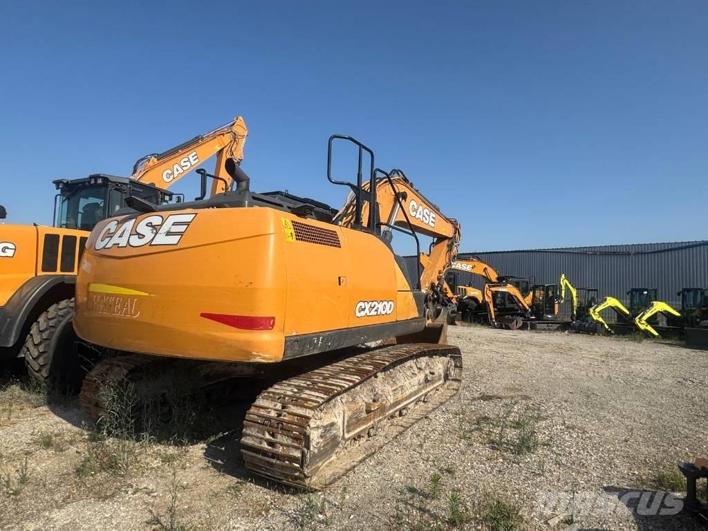 CASE CX210D Kāpurķēžu ekskavatori